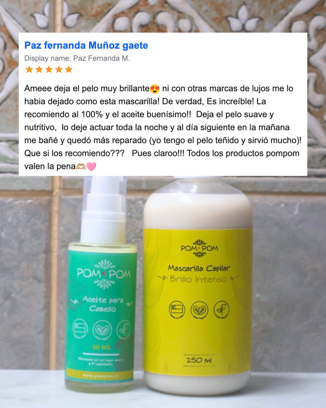 PACK Cabello Pompom (Mascarilla capilar + Aceite de pelo)