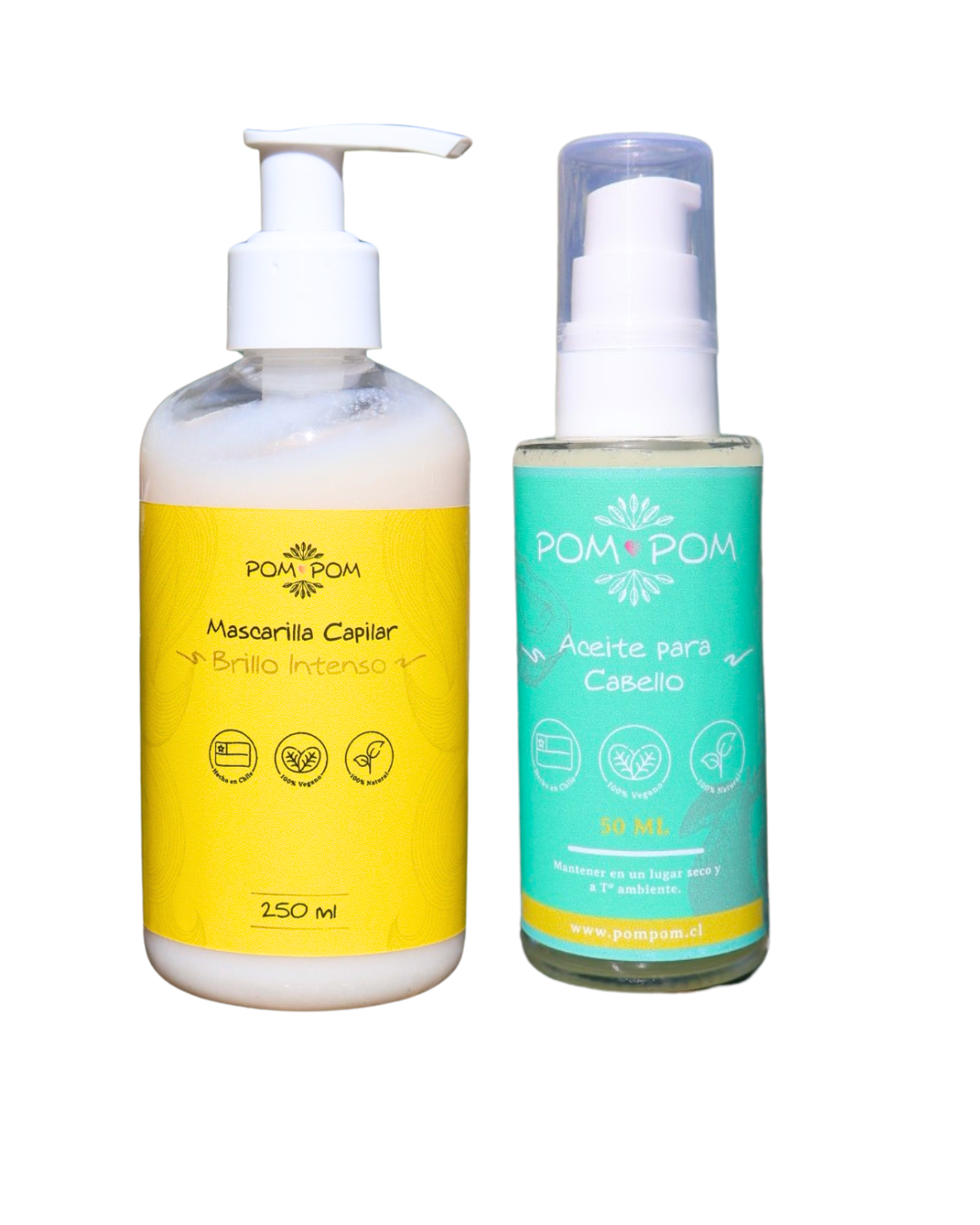 PACK Cabello Pompom (Mascarilla capilar + Aceite de pelo)