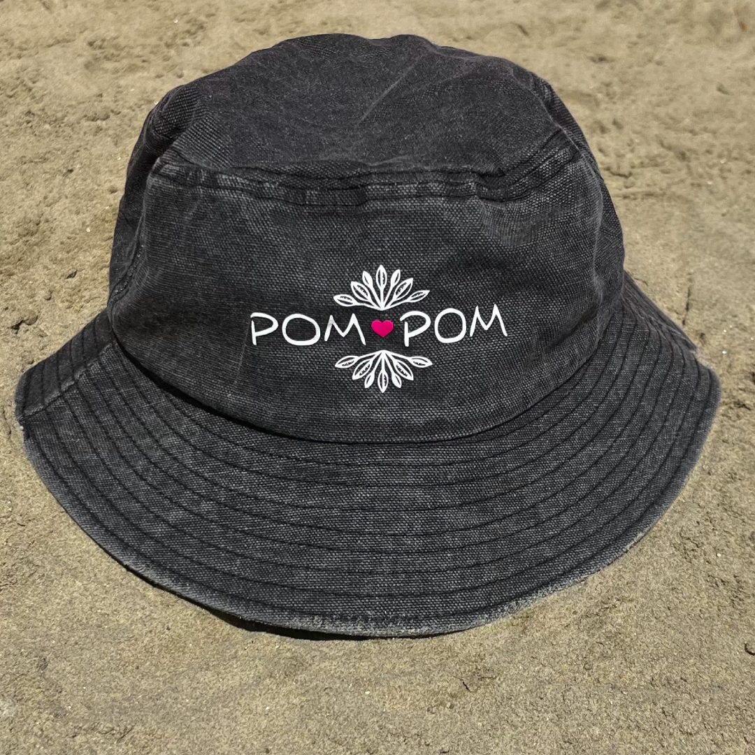 Gorro Bucket Unisex PomPom