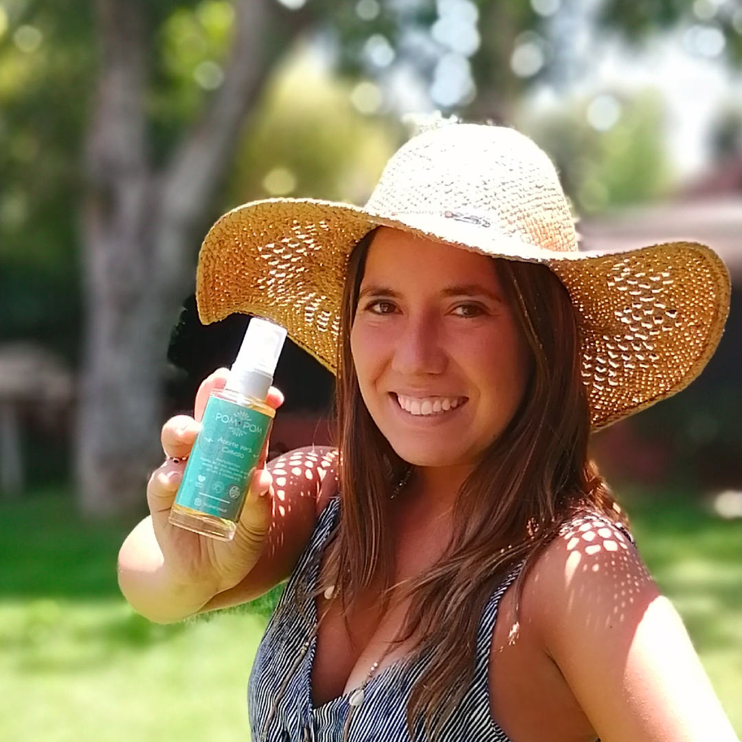 Aceite reparador cabello pompom