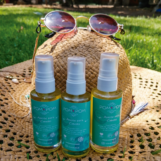 Aceite reparador cabello pompom