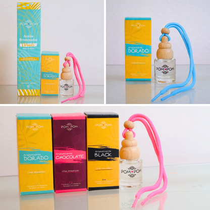 Pack Bronceador Dorado + Aromatizador dorado