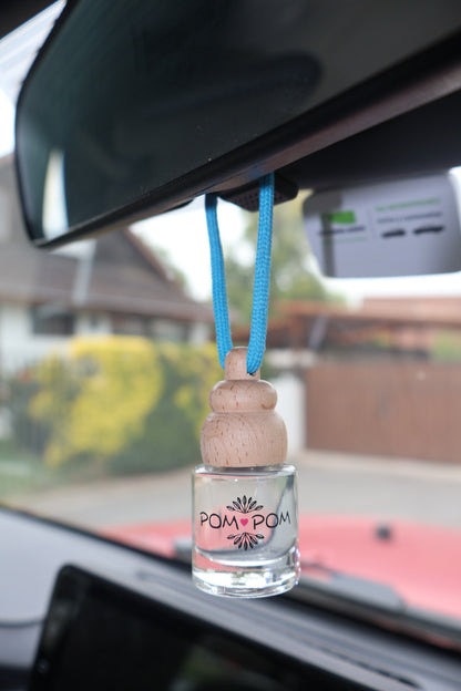 Aromatizador para auto dorado