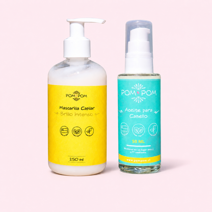 PACK Cabello Pompom (Mascarilla capilar + Aceite de pelo)