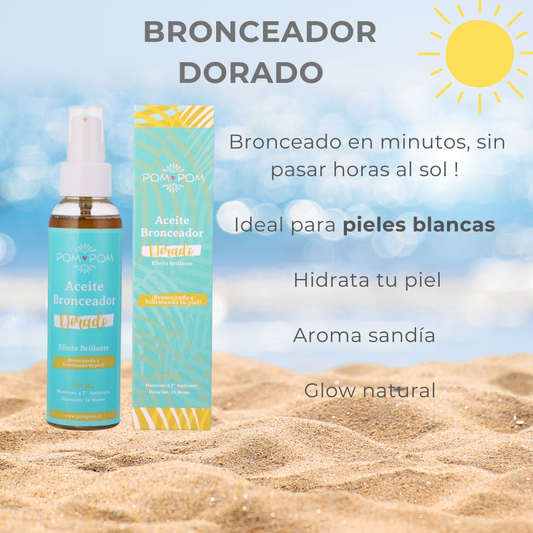 Bronceador dorado