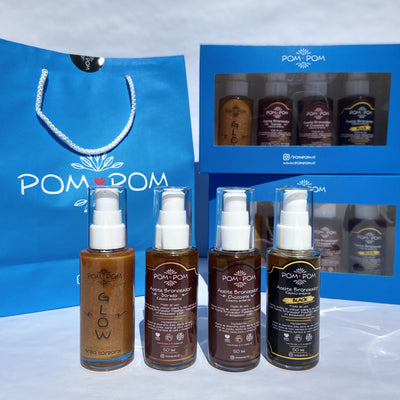Caja PomPom bronceadores